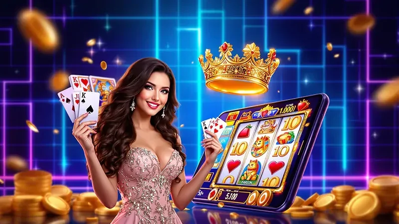Visual permainan slot bertema cerah di UANG4D